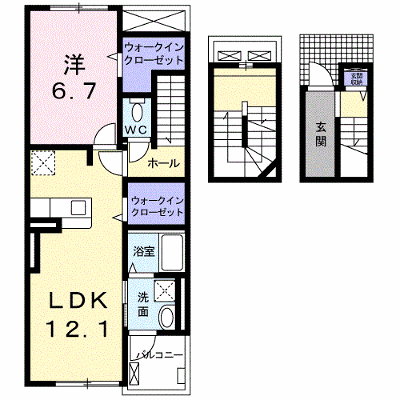 アイリス恵 303【管理NO：1-024284201-03030】 ★家具家電は申し込み後に搬入します★の外観画像