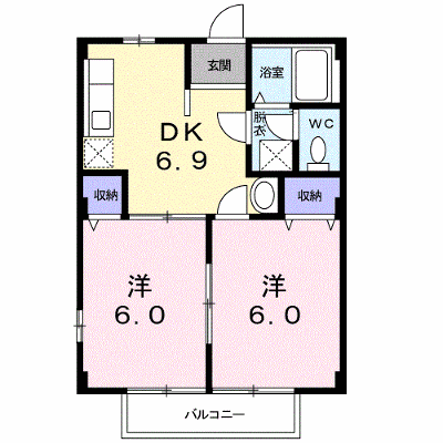 ハマタウン 105【管理NO：1-004343901-01050】 ★家具家電は申し込み後に搬入します 2026年09月上旬入居可能の外観画像