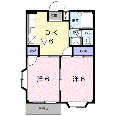 エルディム平松Ⅱ 105【管理NO：1-002618701-01040】 ★家具家電は申し込み後に搬入します★ ★2026年08月下旬入居可能★の外観画像