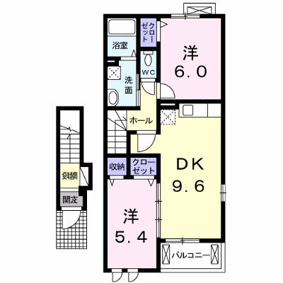 ＬａＬａ・フィオーレ 202【管理NO：1-019313701-02020】 ★家具家電は申し込み後に搬入します★ ★2026年09月中旬入居可能★の外観画像