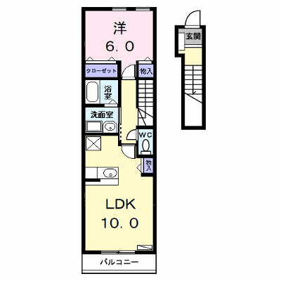 ルミエール 205【管理NO：1-014957401-02040】 ★家具家電は申し込み後に搬入します★ ★2026年09月中旬入居可能★の外観画像