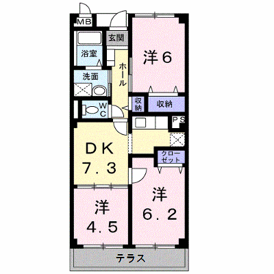 メゾンソレアードⅡ 105【管理NO：1-009429701-01040】 ★家具家電は申し込み後に搬入します★ ★2026年10月上旬入居可能★の外観画像