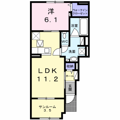 グリーングラス　Ｓ 103【管理NO：1-025430501-01030】 ★家具家電は申し込み後に搬入します 2026年08月下旬入居可能の外観画像