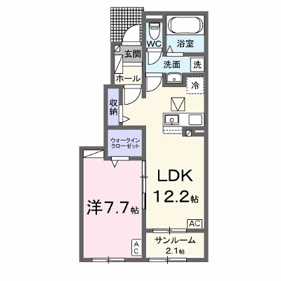 サニーハウスⅥ 103【管理NO：1-028467902-01030】 ★家具家電は申し込み後に搬入します★ ★2026年10月上旬入居可能★の外観画像