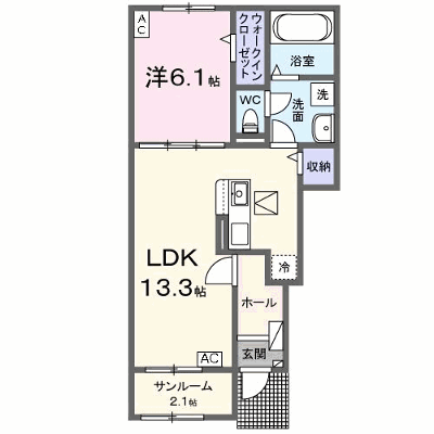 サニーハウスⅤ 102【管理NO：1-028467901-01020】 ★家具家電は申し込み後に搬入します★ ★2026年10月上旬入居可能★の外観画像