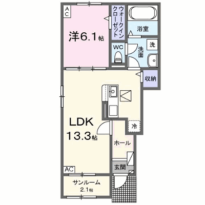 サニーハウスⅤ 101【管理NO：1-028467901-01010】 ★家具家電は申し込み後に搬入します★ ★2026年10月上旬入居可能★の外観画像