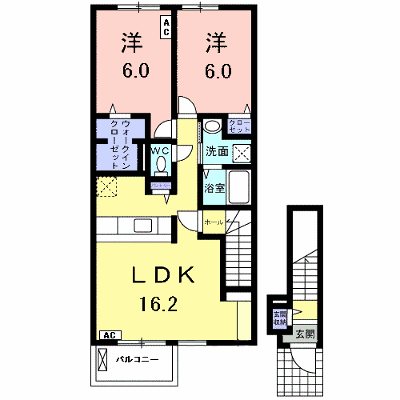 ＧＬＯＩＲＥ　Ｂ（グロワール） 202【管理NO：1-024091602-02020】 ★家具家電は申し込み後に搬入します★ ★2026年08月下旬入居可能★の外観画像