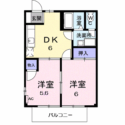 フラット長松Ｂ 203【管理NO：1-007161101-02030】 ★家具家電は申し込み後に搬入します★ ★2026年09月中旬入居可能★の外観画像