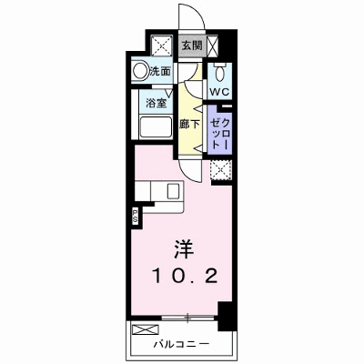 セイント野並 406【管理NO：1-026258501-04050】 ★家具家電は申し込み後に搬入します 2026年09月中旬入居可能の外観画像