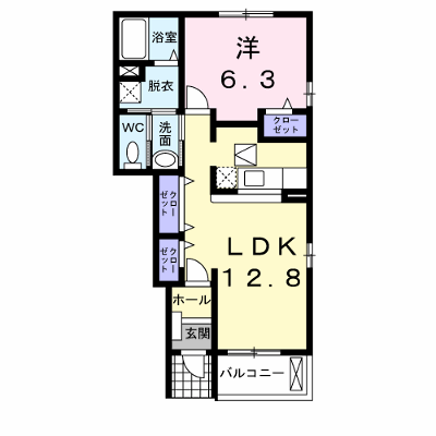 メゾン・アルモニー 105【管理NO：1-014443001-01040】 ★家具家電は申し込み後に搬入します★ ★2026年09月中旬入居可能★の外観画像
