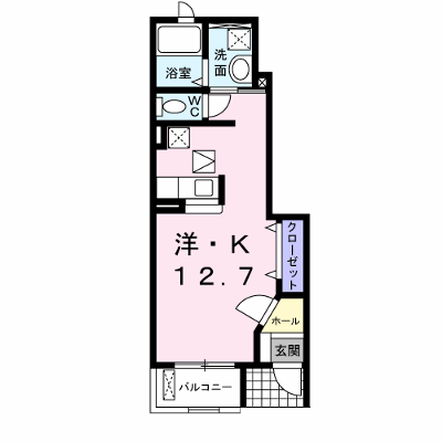 ウイング・ヒルＢ 103【管理NO：1-013884702-01030】 ★家具家電は申し込み後に搬入します★ ★2026年09月中旬入居可能★の外観画像