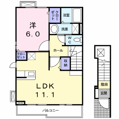 カルム宮浦 202【管理NO：1-015193301-02020】 ★家具家電は申し込み後に搬入します★ ★2026年09月中旬入居可能★の外観画像