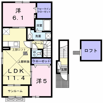 レインボーパレスⅠ 201【管理NO：1-022524601-02010】 ★家具家電は申し込み後に搬入します★ ★2026年09月中旬入居可能★の外観画像