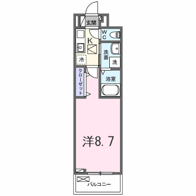 エリシオン・レジデンスⅤ 104【管理NO：1-028722801-01040】 ★家具家電は申し込み後に搬入します★ ★2027年01月下旬入居可能★の外観画像