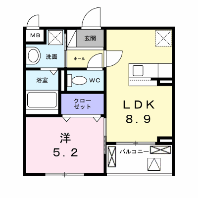 ソレイユ八条春日 302【管理NO：1-028237001-03020】 ★家具家電は申し込み後に搬入します★の外観画像