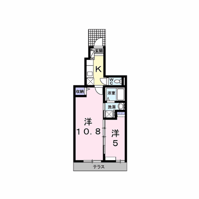 グローリア２ 105【管理NO：1-020484302-01040】 ★家具家電は申し込み後に搬入します★ ★2026年08月下旬入居可能★の外観画像