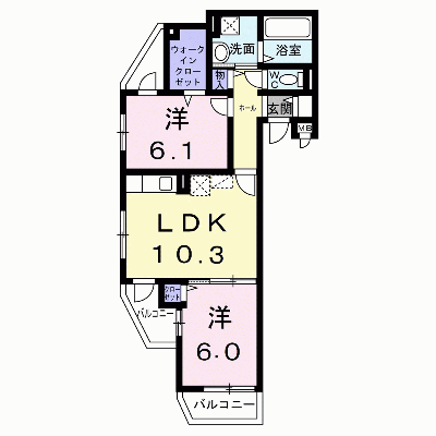 ブリリアント 301【管理NO：1-026424001-03010】 ★家具家電は申し込み後に搬入します★ ★2026年08月下旬入居可能★の外観画像