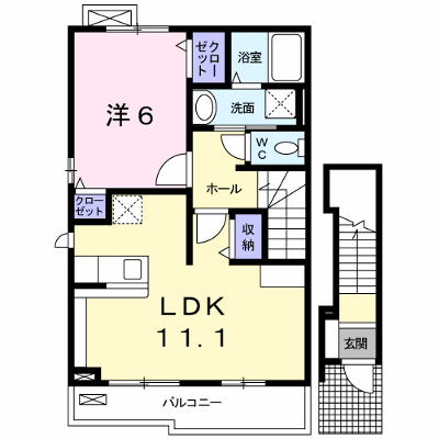 モーニング・グローリーⅢ 201【管理NO：1-017622701-02010】 ★家具家電は申し込み後に搬入します★の外観画像