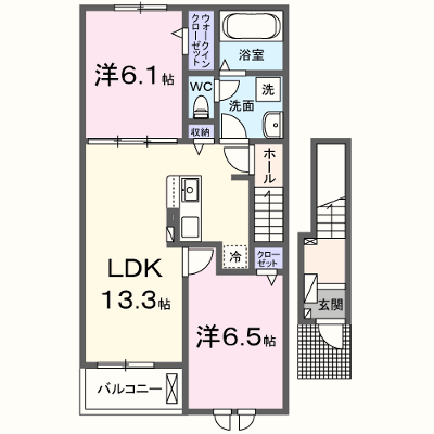 ヴィラ・シャルマン 201【管理NO：1-027561601-02010】 ★家具家電は申し込み後に搬入します★ ★2026年08月下旬入居可能★の外観画像