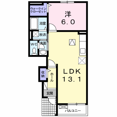 イリーデ　Ａ 102【管理NO：1-017359001-01020】 ★家具家電は申し込み後に搬入します★ ★2026年09月中旬入居可能★の外観画像
