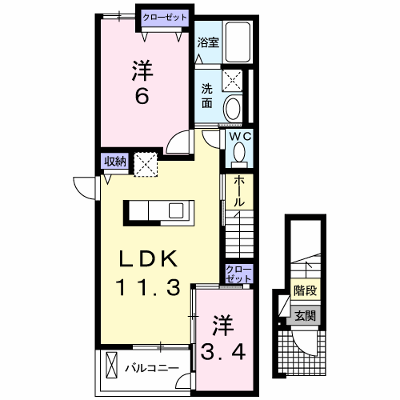 メゾン　ド　ソレイユ 201【管理NO：1-022570301-02010】 ★家具家電は申し込み後に搬入します★ ★2026年08月中旬入居可能★の外観画像
