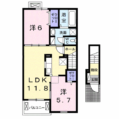 エルデ　サウス 202【管理NO：1-024835501-02020】 ★家具家電は申し込み後に搬入します★ ★2026年09月中旬入居可能★の外観画像