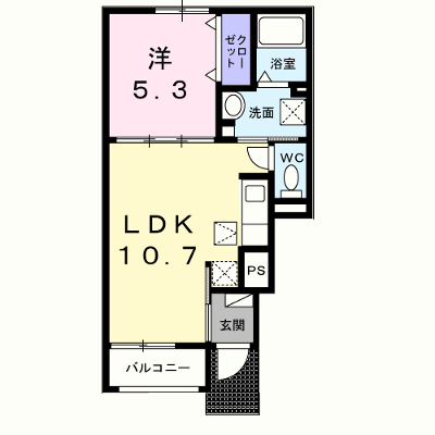 ディアコート　加守 102【管理NO：1-027640301-01020】 ★家具家電は申し込み後に搬入します★ ★2026年09月中旬入居可能★の外観画像