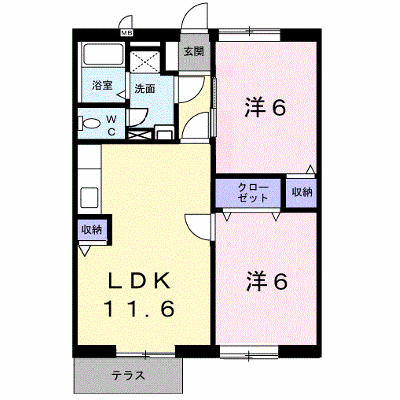 ハイツシャルマンリコＡ 103【管理NO：1-005464801-01030】 ★家具家電は申し込み後に搬入します★ ★2026年08月下旬入居可能★の外観画像
