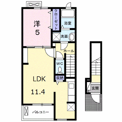 アヴォンリー西町 205【管理NO：1-022724701-02050】 ★家具家電は申し込み後に搬入します★ ★2026年08月中旬入居可能★の外観画像