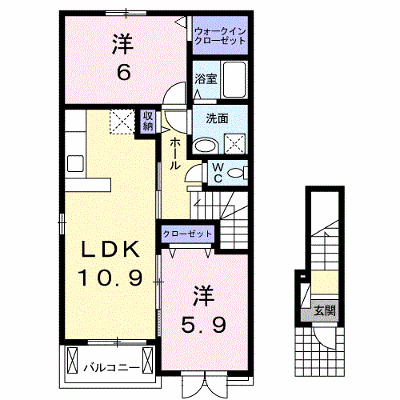 ルミエール　ＫＡＭＥＤＡ　Ⅰ 201【管理NO：1-020741601-02010】 ★家具家電は申し込み後に搬入します★の外観画像