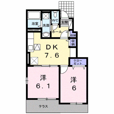 ワイズＫⅡ 103【管理NO：1-019459701-01030】 ★家具家電は申し込み後に搬入します★の外観画像