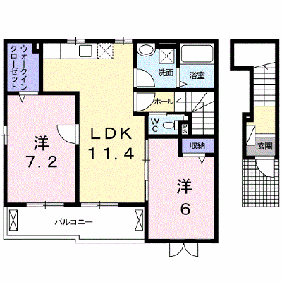 サンシャインＭ・Ｍ　Ａ 201【管理NO：1-020774501-02010】 ★家具家電は申し込み後に搬入します★ ★2026年11月中旬入居可能★の外観画像