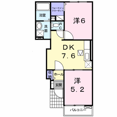 エルレイドひかりＢ 102【管理NO：1-015384002-01020】 ★家具家電は申し込み後に搬入します★ ★2026年09月中旬入居可能★の外観画像
