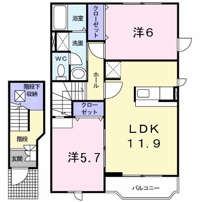 クレストールＳ・Ｓ・Ｋ・Ⅱ 202【管理NO：1-012293902-02020】 ★家具家電は申し込み後に搬入します★ ★2026年09月下旬入居可能★の外観画像
