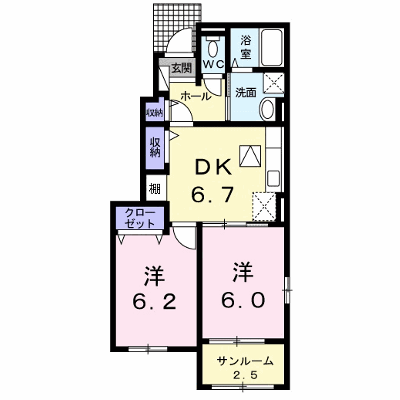 メゾン　プチアン 101【管理NO：1-022688301-01010】 ★家具家電は申し込み後に搬入します★ ★2026年09月中旬入居可能★の外観画像