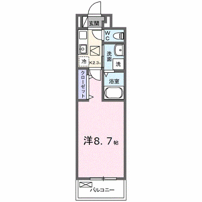 エスポワール鶴江　Ｃ 106【管理NO：1-027731301-01060】 ★家具家電は申し込み後に搬入します★ ★2026年08月下旬入居可能★の外観画像