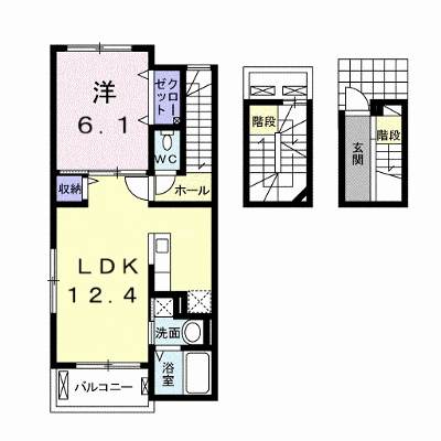 グラシオッソーレⅤ 302【管理NO：1-022337901-03020】 ★家具家電は申し込み後に搬入します★ ★2026年09月中旬入居可能★の外観画像