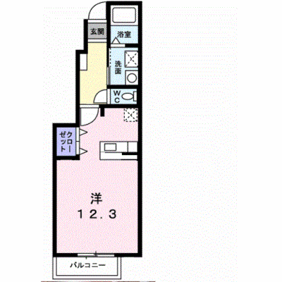 エレガンシアＢ 102【管理NO：1-014568702-01020】 ★家具家電は申し込み後に搬入します★の外観画像