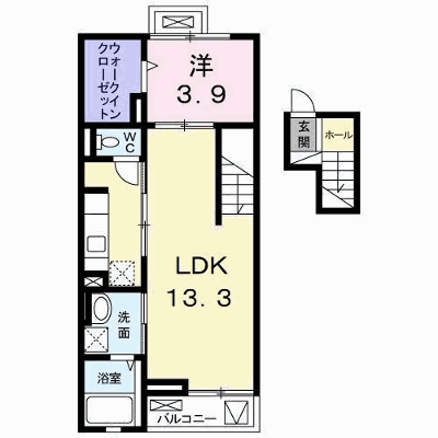 ワイツー・アパートメント 401【管理NO：1-021451401-04010】 ★家具家電は申し込み後に搬入します★ ★2026年09月中旬入居可能★の外観画像