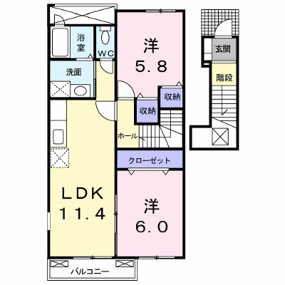 サニー・ハウス 205【管理NO：1-014875601-02040】 ★家具家電は申し込み後に搬入します★ ★2026年09月中旬入居可能★の外観画像