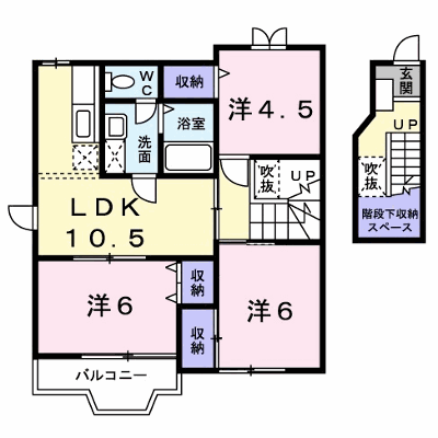 プレステージ２１　Ⅰ 202【管理NO：1-009701101-02020】 ★家具家電は申し込み後に搬入します★の外観画像
