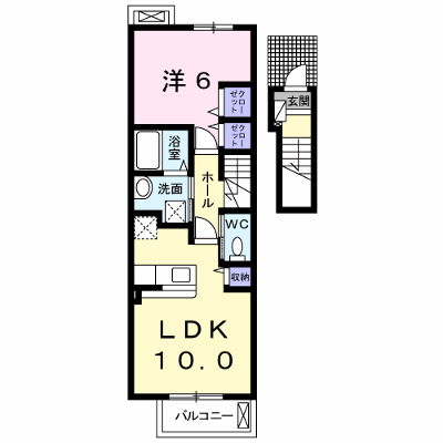 プランドール　セゾンⅠ 205【管理NO：1-023316701-02040】 ★家具家電は申し込み後に搬入します★ ★2026年09月中旬入居可能★の外観画像