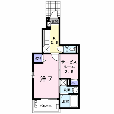 アメイジング　コート 106【管理NO：1-017960101-01050】 ★家具家電は申し込み後に搬入します★ ★2026年08月下旬入居可能★の外観画像