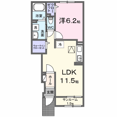エクセラン　依井　Ａ 103【管理NO：1-027432701-01030】 ★家具家電は申し込み後に搬入します★ ★2026年09月中旬入居可能★の外観画像