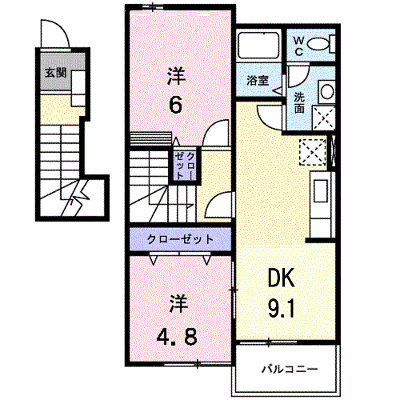 ラフィネＢ 202【管理NO：1-012647902-02020】 ★家具家電は申し込み後に搬入します★ ★2026年09月上旬入居可能★の外観画像