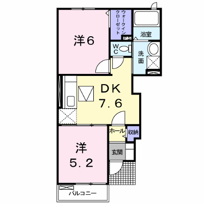 アドニスⅠ 102【管理NO：1-014794801-01020】 ★家具家電は申し込み後に搬入します★ ★2026年09月中旬入居可能★の外観画像