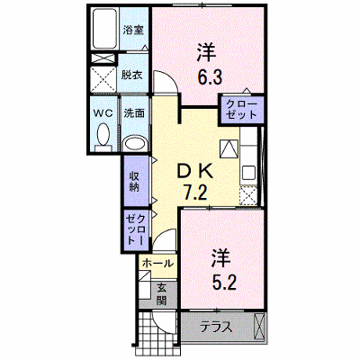 アルドール雅 102【管理NO：1-018294901-01020】 ★家具家電は申し込み後に搬入します★ ★2026年09月中旬入居可能★の外観画像