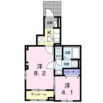 ルフィーネ 103【管理NO：1-024467801-01030】 ★家具家電は申し込み後に搬入します★ ★2026年08月下旬入居可能★の外観画像