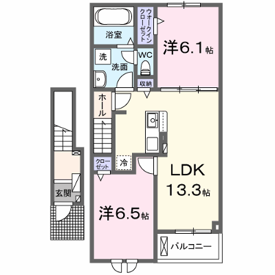 レジャリー　バッド 203【管理NO：1-026893701-02030】 ★家具家電は申し込み後に搬入します★ ★2026年08月中旬入居可能★の外観画像