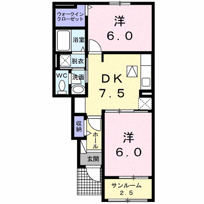 サラスバーテ　Ｂ 102【管理NO：1-022686302-01020】 ★家具家電は申し込み後に搬入します★ ★2026年09月中旬入居可能★の外観画像